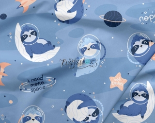 Teplákovina - vesmír modrá